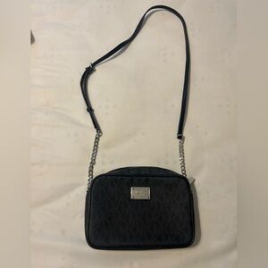 Michael Kors Black Purse with Silver Accents